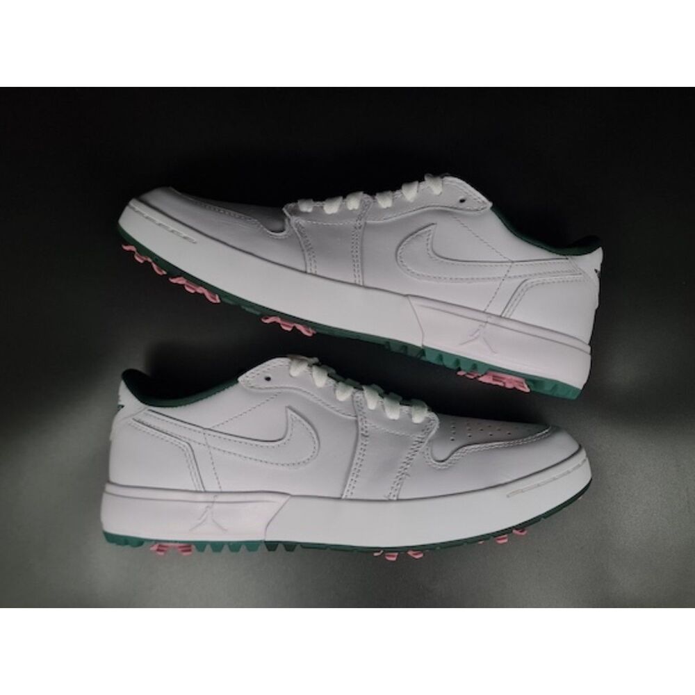 Jordan 1 Low Golf Spiked White Fir Elemental Pink. SIZE 7 - IQ3417-100